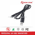 Cable de USB 2.0 de la alta calidad 1.5M Micro USB al cable de la carga de la sinc. De los datos del micr3ofono B para el teléfono elegante